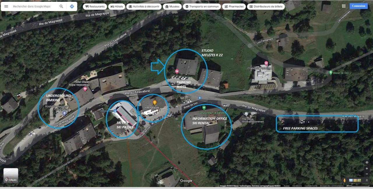 Cosy Studio For 4 Near Ski Lift, Melezes K22 Veysonnaz Luaran gambar